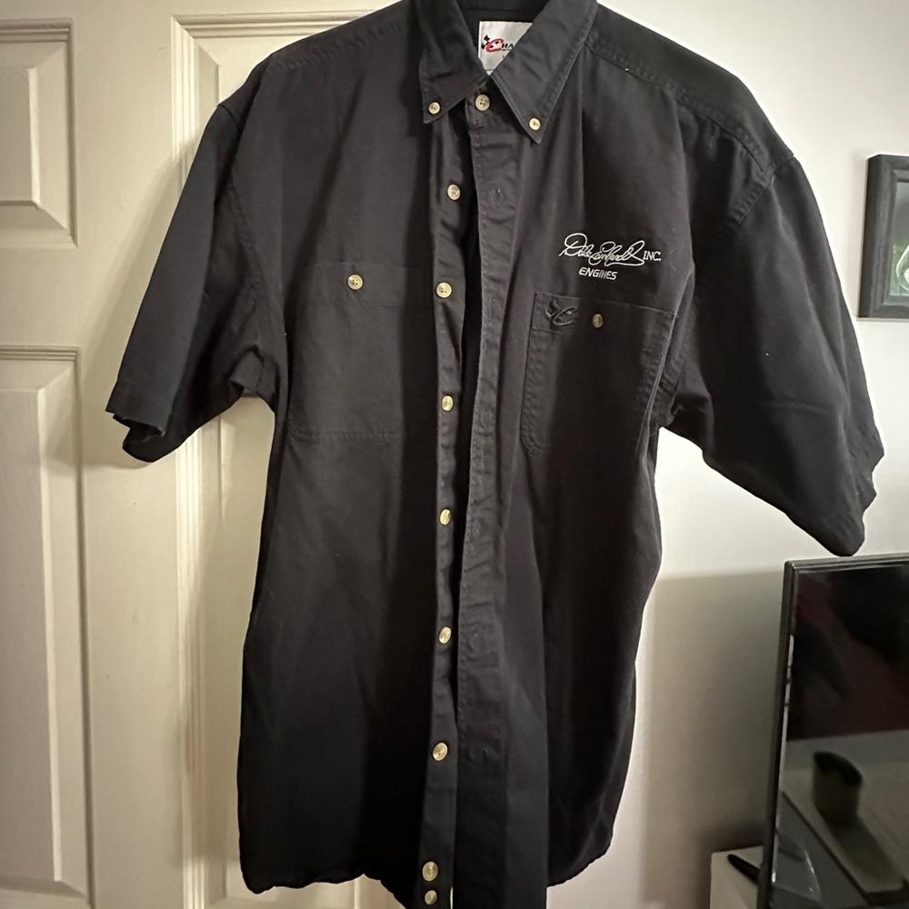 Dale Earnhardt Inc black short sleeve crew shirt - Large